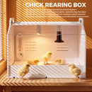 Advwin Chick Brooder Box w/ Heating 58x40x42cm