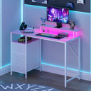 Advwin 120cm Reversible Gaming Desk for Home & Office