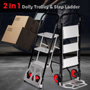 Advwin 2-In-1 Folding Ladder & Hand Truck