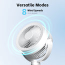 Advwin Pedestal Fan 3D Oscillating Height Adjustable
