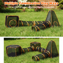 Advwin 6-in-1 Outdoor Cat Enclosure with Playhouse & Tents