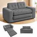 Advwin 2-in-1 Convertible Wide-Wale Corduroy Sofa Bed