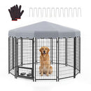 Advwin Heavy Duty Outdoor Dog Kennel with Roof