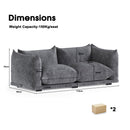 Advwin 178cm Loveseat Sofa Modern Cloud Couch