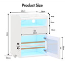 Advwin Bedside Table with Charging Station