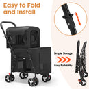 Advwin 3-in-1 Double Pet Stroller for Dogs and Cats