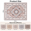 Advwin Large Vintage Thick Floor Rug Brown