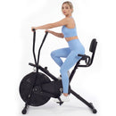 Advwin Air Exercise Bike with Heart Rate Monitor & LCD Display