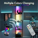 Advwin 5‑tier LED Corner Bookshelf