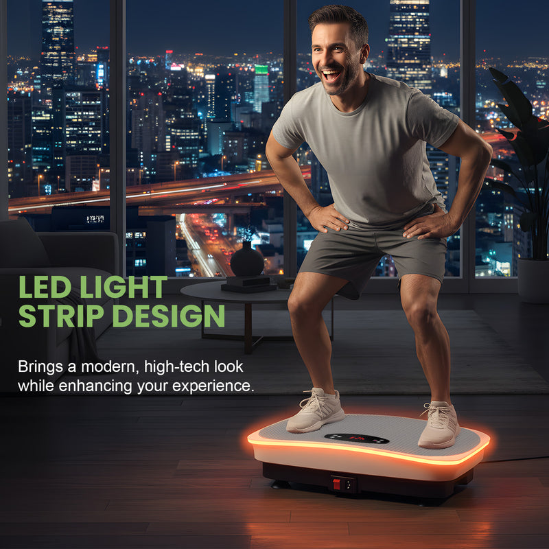 Advwin Vibration Plate Exercise Machine with Light