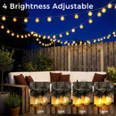 Advwin 15M Solar Outdoor Festoon Lights with LED