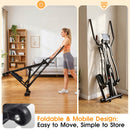 Advwin Foldable Air Walker Exercise Machine w/ Heart Rate Monitor