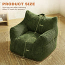 Advwin 83*90cm Corduroy Bean Bag Chair with Backrest