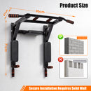 Advwin Wall Mounted Pull Up Bar & Dip Station