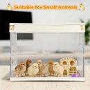Advwin Foldable Transparent Hamster & Guinea Pig Cage