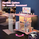 Advwin 80cm LED Gaming Desk w/ Power Outlets