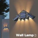 Advwin Solar Outdoor Ground/Wall 2 In 1 Lights