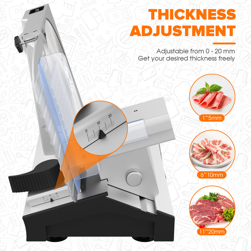 Advwin Meat Slicer Electric Food Slicer