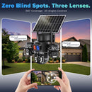 Advwin Solar WiFi PTZ Security Camera with Siren
