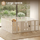 Advwin 20-Panel Dog Playpen with Door 180 x 150 x 61cm