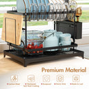 Advwin 2 Tier Dish Drying Rack Plate Drainer