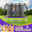 Advwin 10FT Outdoor Trampoline w/Sprinkler