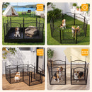 Advwin 8-Panel Metal Dog Playpen with Waterproof Bottom