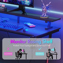 Advwin L Shaped Gaming Desk with LED Lights 140cm (Pre-Order)