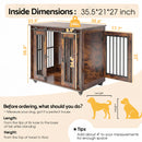 Advwin Large Dog Crate Furniture Dog Cage Kennel (Pre-Order)
