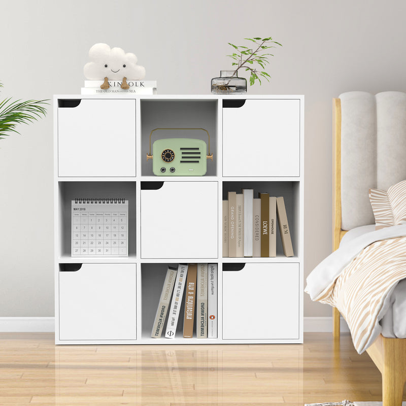 Advwin Bookshelr Display 3-Tier Storage Cabinet