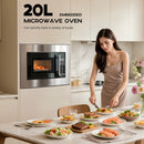 Advwin 20L Built-In Microwave Oven with Touch Control