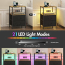 Advwin LED Bedside Table 60cm