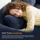 Advwin Folding Sofa Bed Convertible Floor Loveseat Sofa (Pre-Order)