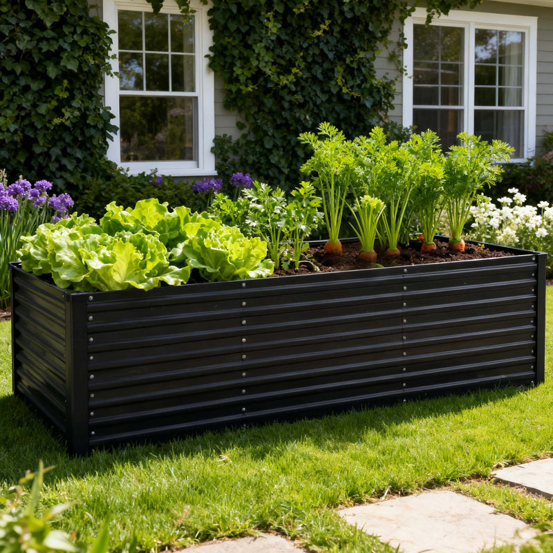 Advwin Raised Garden Bed Galvanised Steel Planter