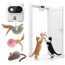 Advwin Interactive Cat Toy Automatic Feather Teaser