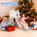 Advwin 6-in-1 L-Shaped Toddler Slide Playset