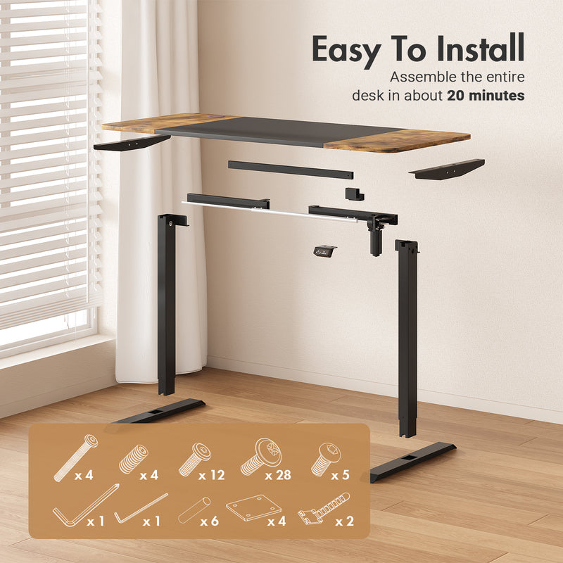 Advwin Electric Adjustable Height Standing Desk 140cm