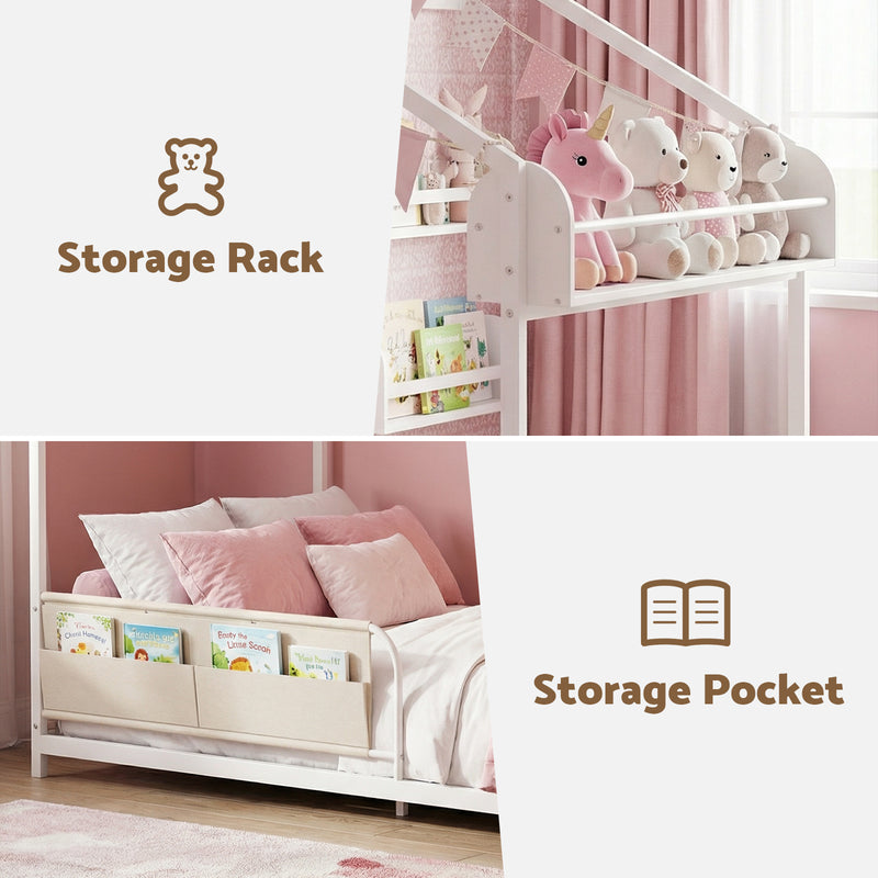 Advwin Kids Bed Frame Montessori House