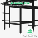 Advwin L-Shaped Corner Desk with Laptop Stand