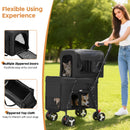 Advwin 3-in-1 Double Pet Stroller for Dogs and Cats