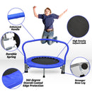 Advwin 36” Mini Trampoline Rebounder Handrail Foldable