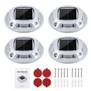 Advwin Solar Deck Lights  2 Color in 1 Driveway Lights