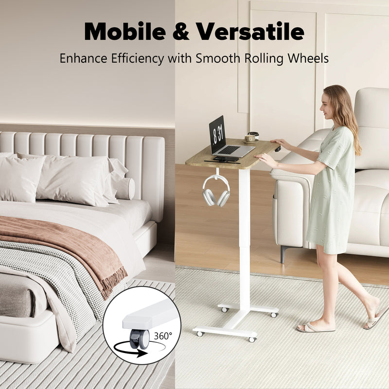 Advwin Portable Electric Standing Desk Height Adjustable