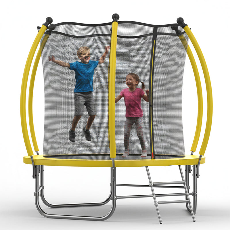 Advwin 8FT Trampoline for Kids with Safety Net