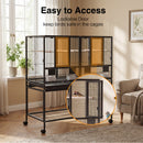Advwin Bird Cage 2in1 Large Cage Wheel w/ Brake
