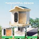 Advwin Smart Bird Feeder Solar Powered with AI Camera
