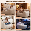 Advwin Petal Shaped Corduroy Bean Bag Chair