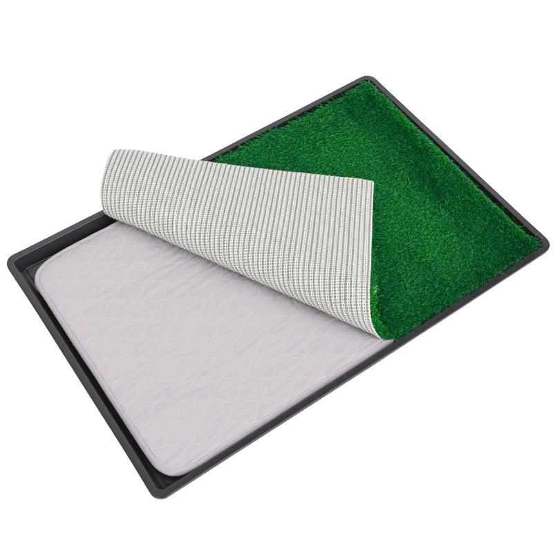 Advwin Large Dog Grass Toilet with Tray