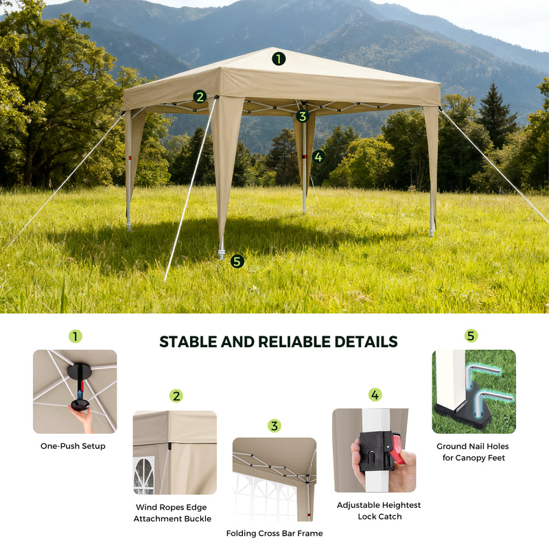 Advwin Folding Pop-up Gazebo Marquee 3*3m