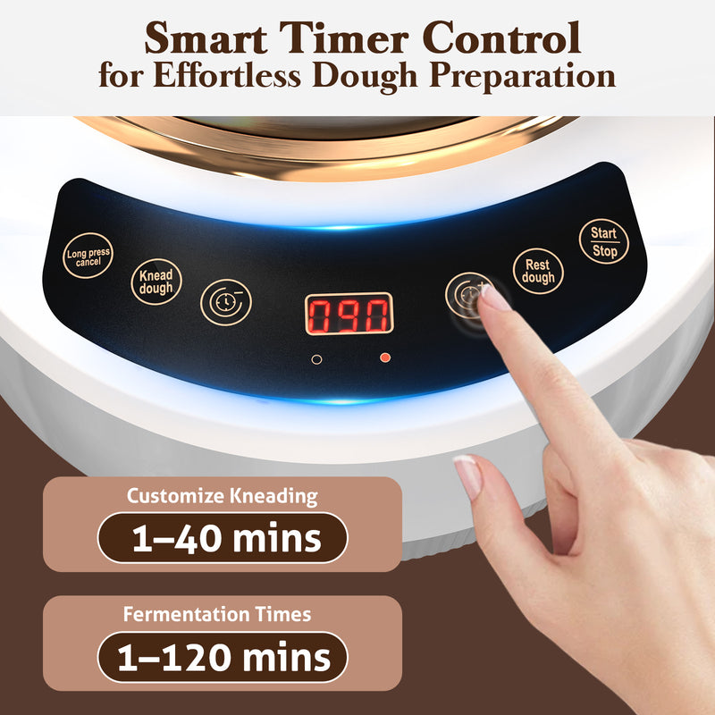 Advwin Electric Dough Maker 6.5L with Kneading Function